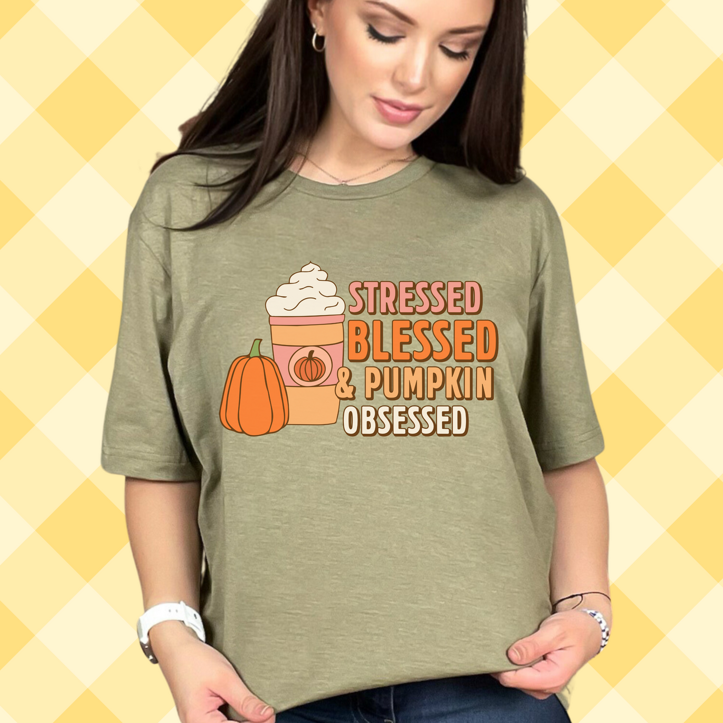 Stressed, Blessed, & Pumpkin Obsessed