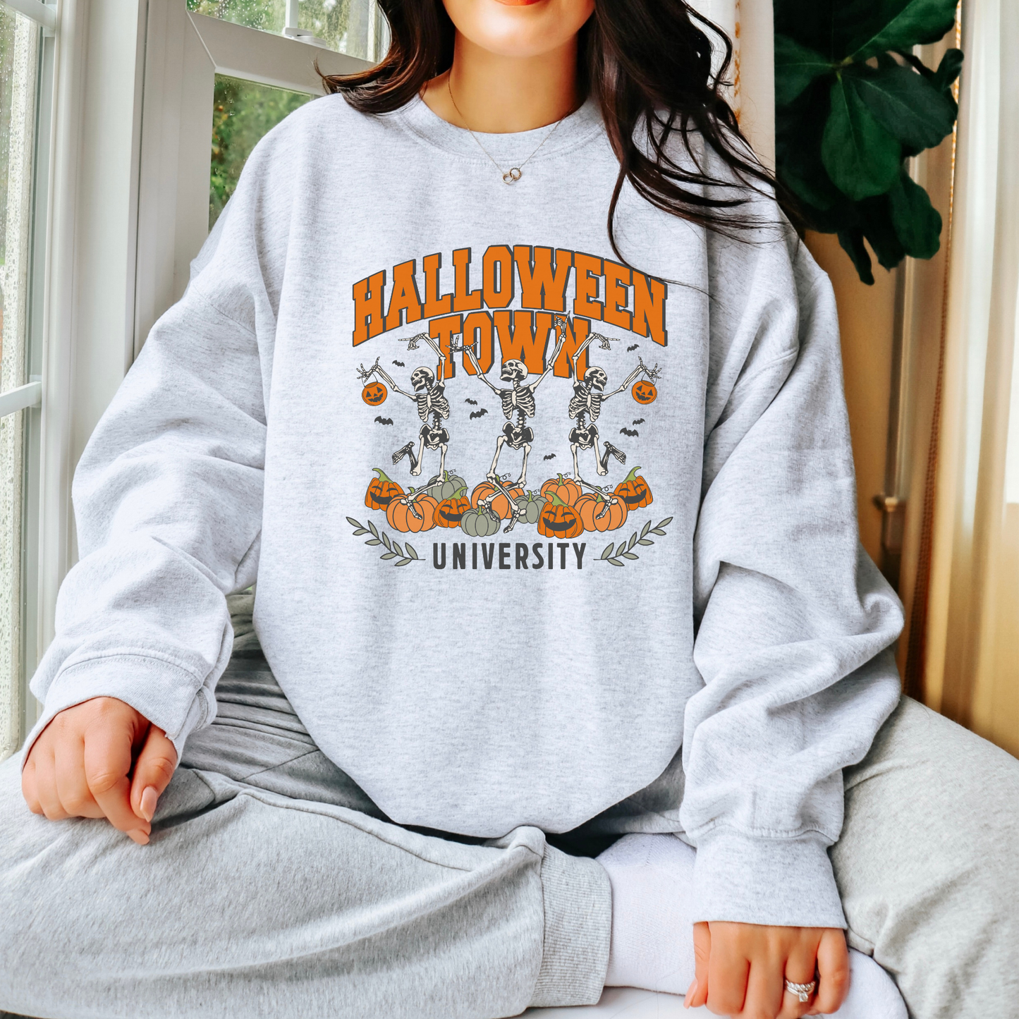 Halloween Town University Crewneck Sweatshirt