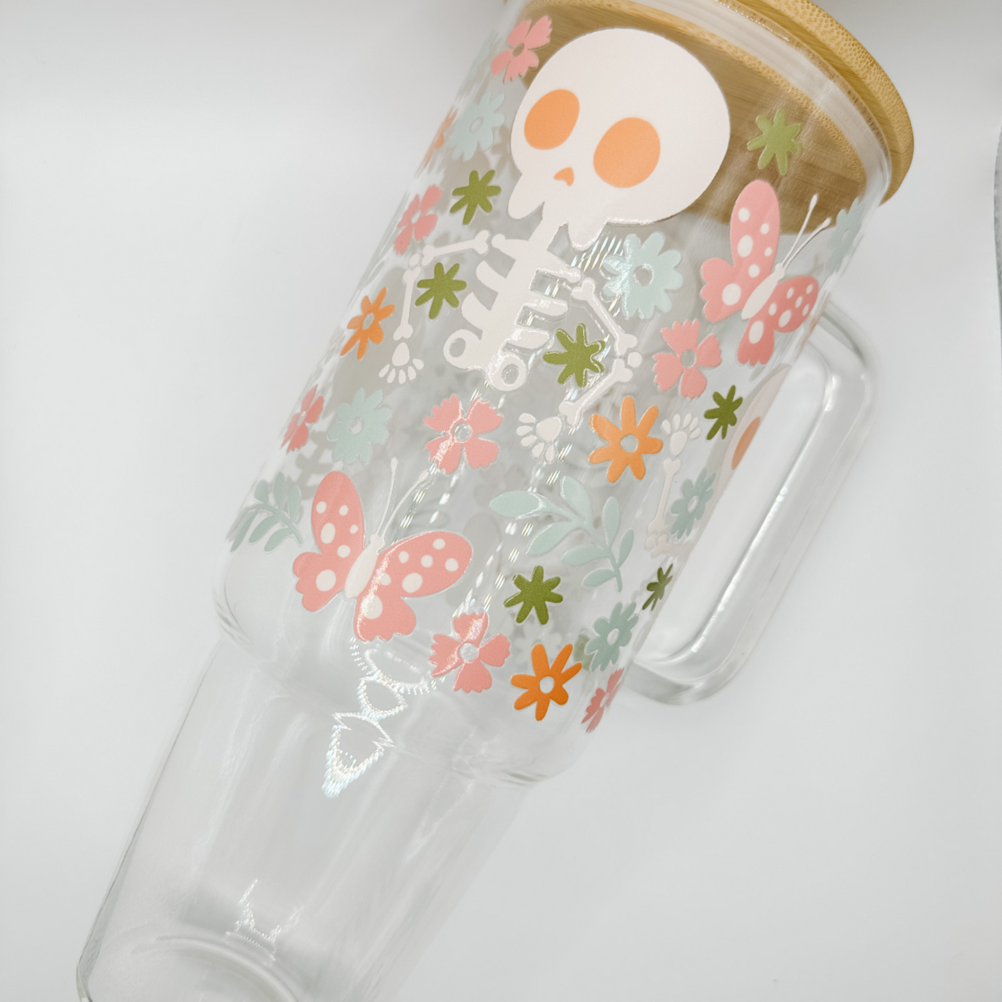 Pretty Skellys Glass Tumbler