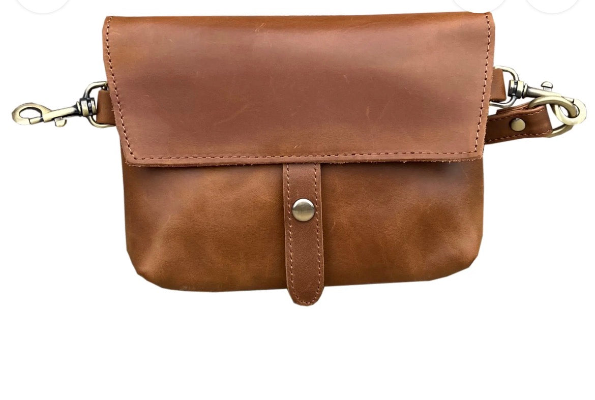 Messenger Genuine Leather Crossbody