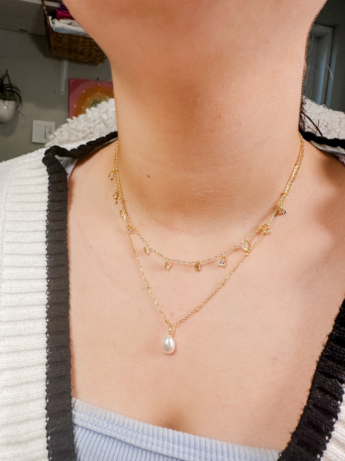 String of Stones Necklace