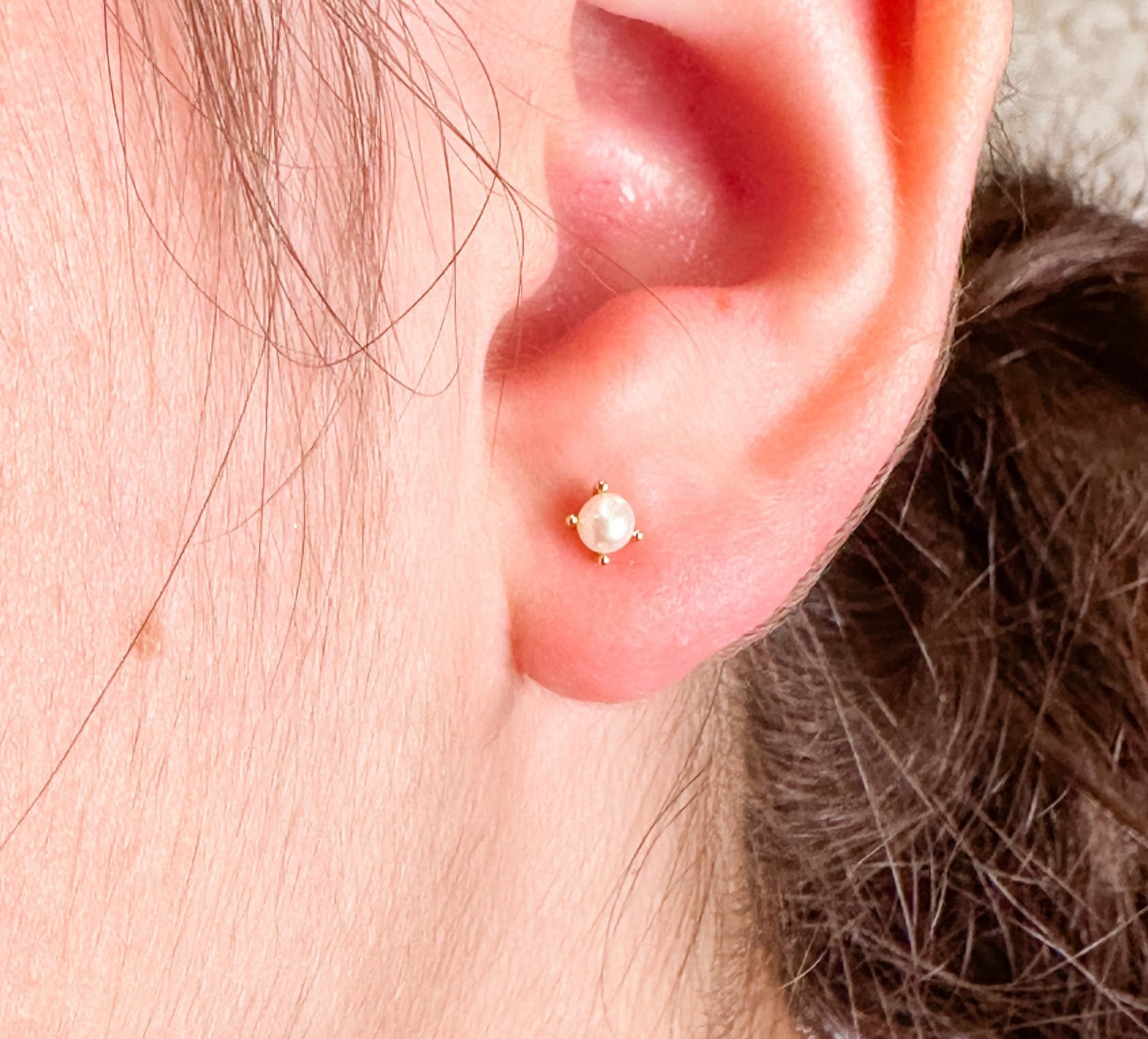 Pearl Stud Earrings