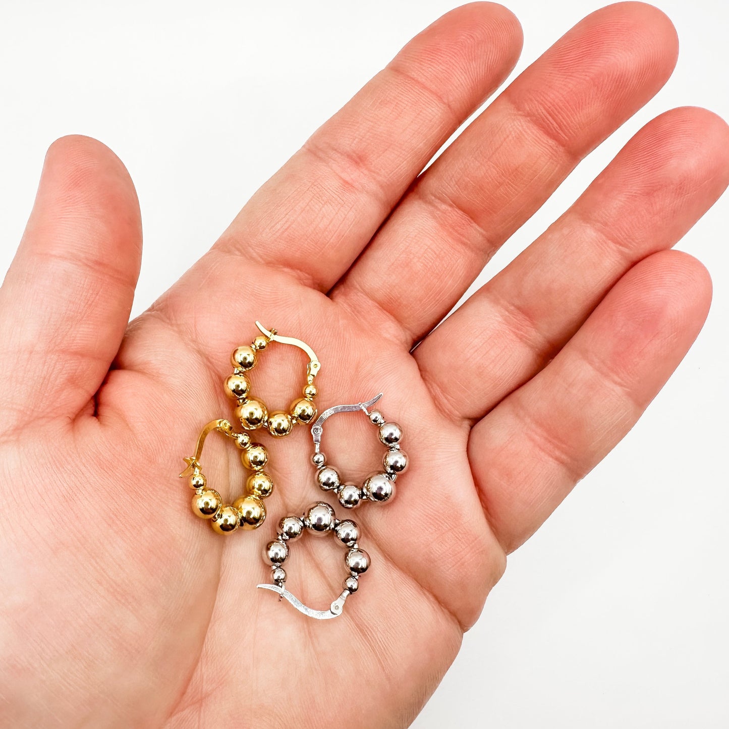 Bubbly Hoop Earrings