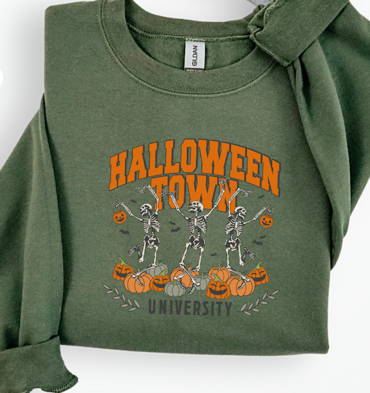 Halloween Town University Crewneck Sweatshirt