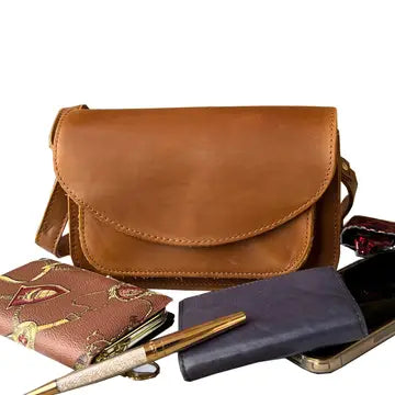 Crazy Horse Genuine Leather Crossbody