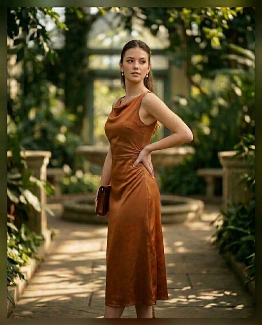 Bronze dress