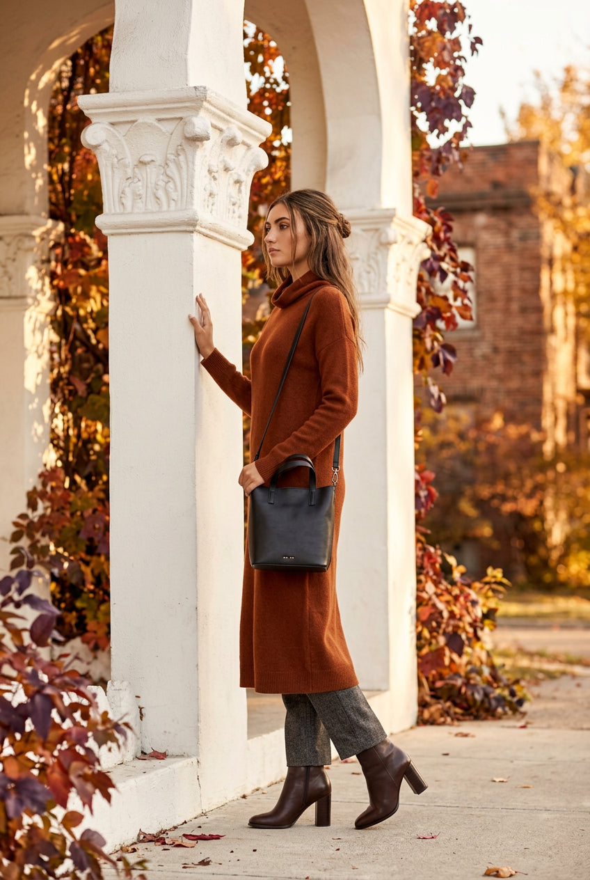 Side Weaved Tote Bag