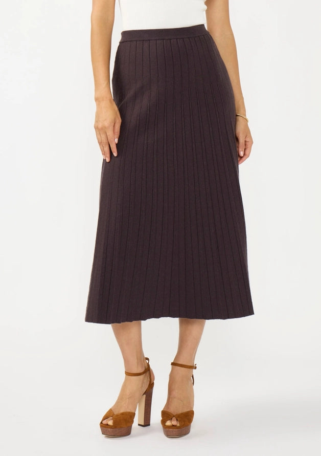 Sweater Rib Maxi Skirt
