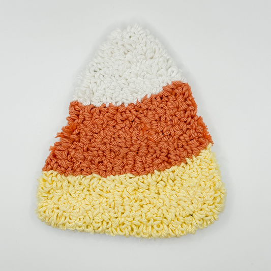 Candy Corn Mug Rug