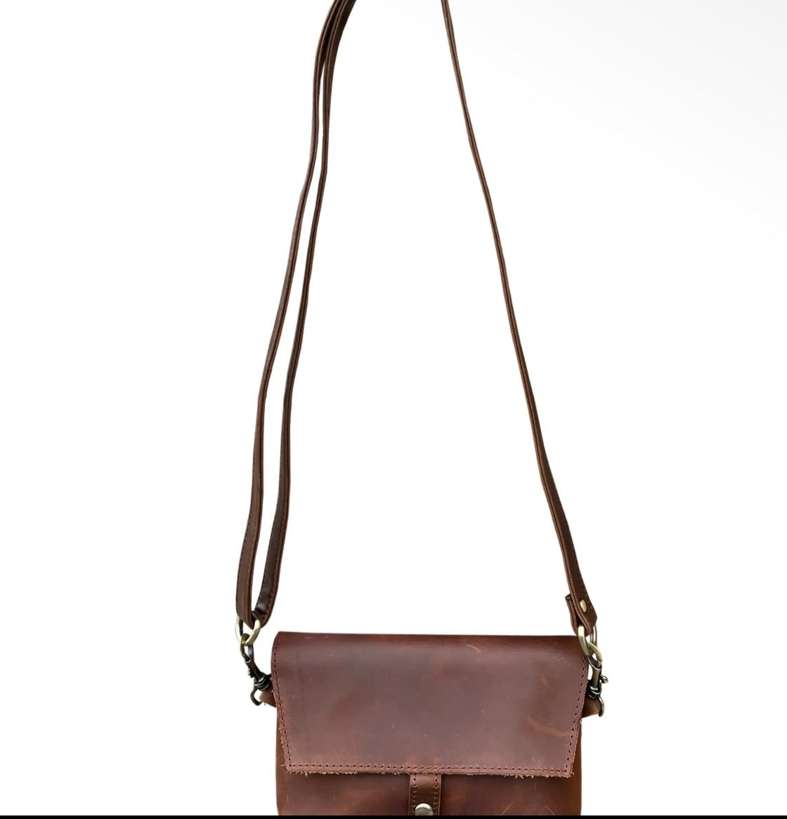 Messenger Genuine Leather Crossbody