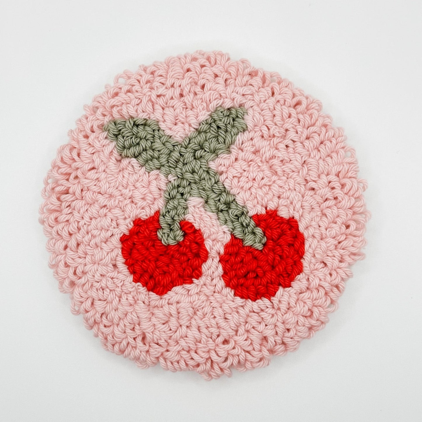 Cherry Mug Rug