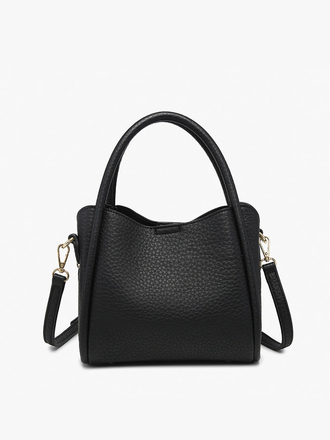 Ruby 3-Compartment Satchel w/ Dual Handles