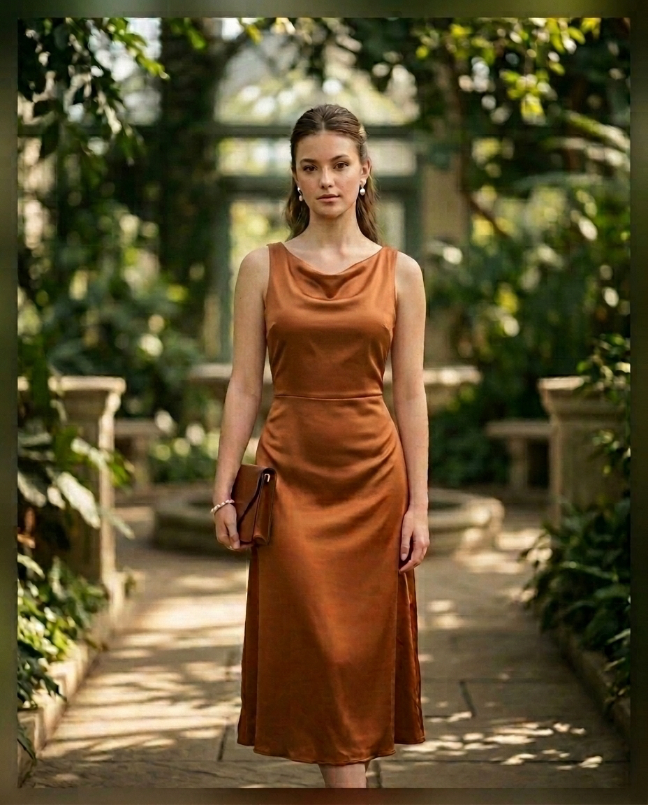 Bronze dress