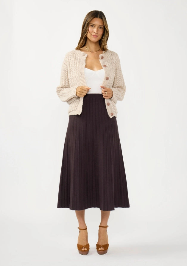 Sweater Rib Maxi Skirt