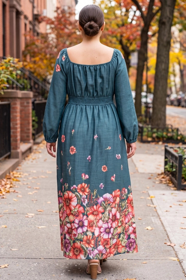 Floral Full Dress