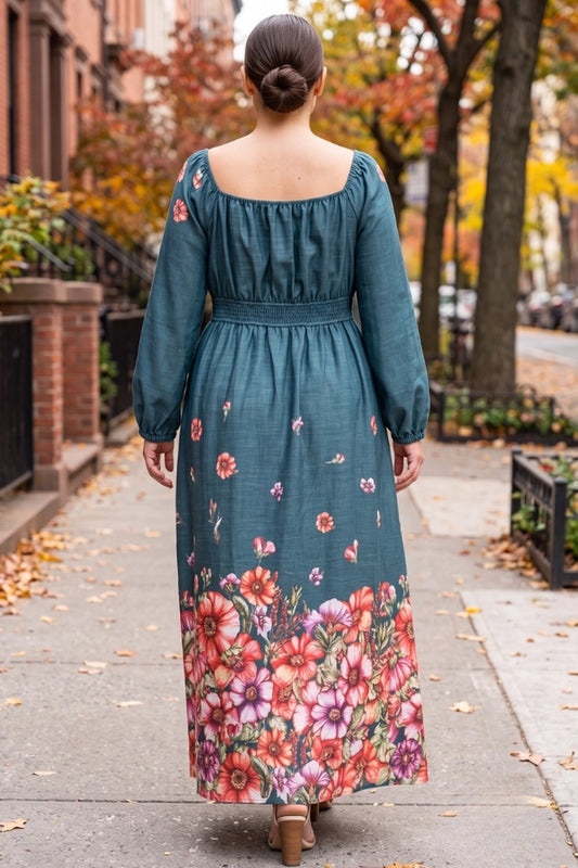 Floral Full Dress