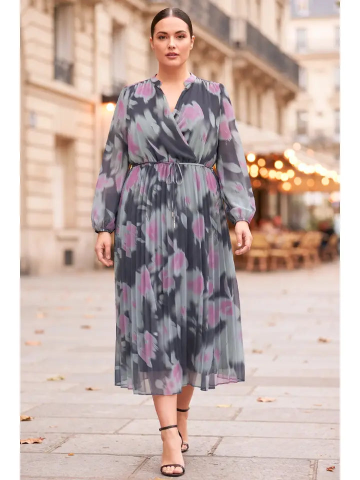 Print Chiffon Dress
