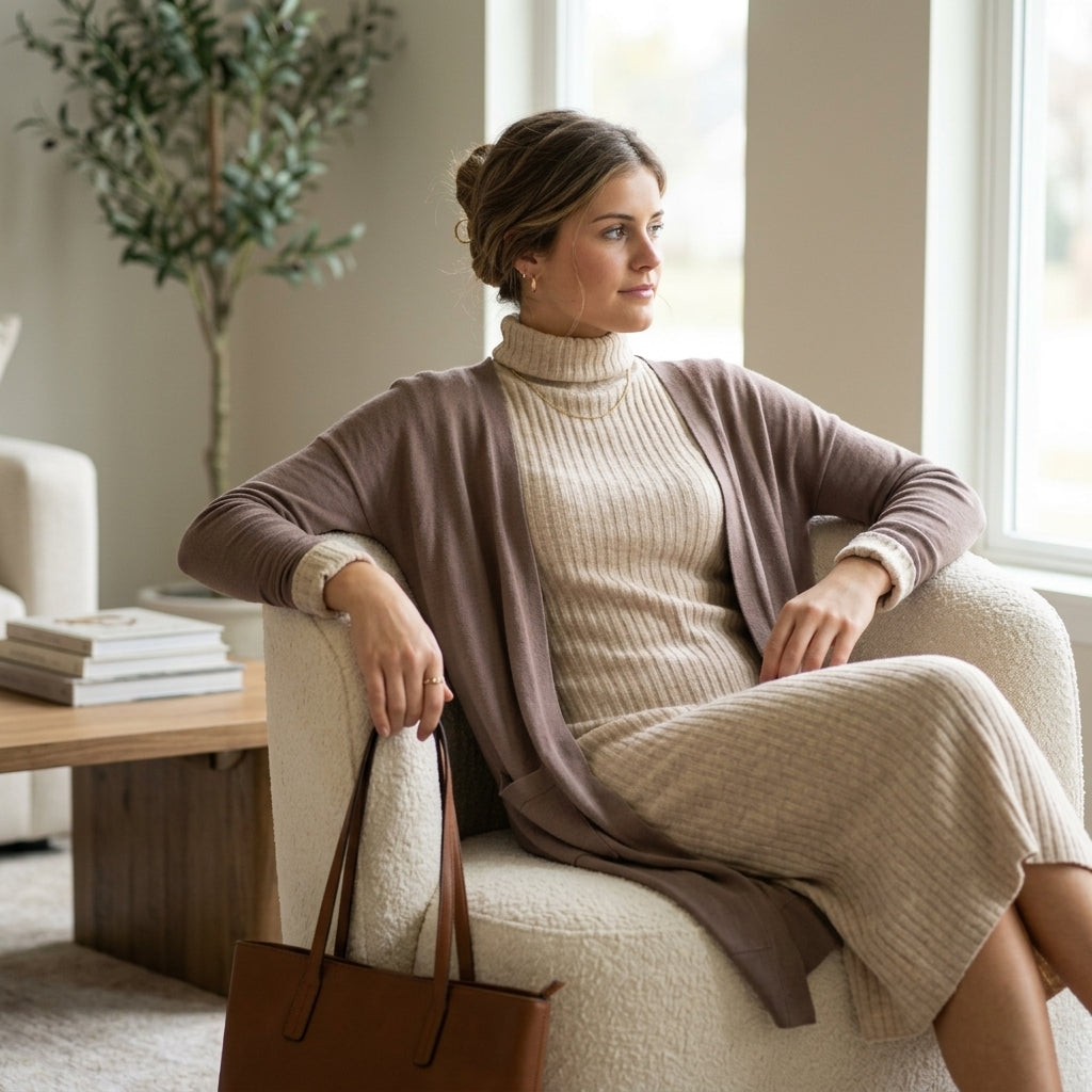 Essential Long + Soft Cardigan
