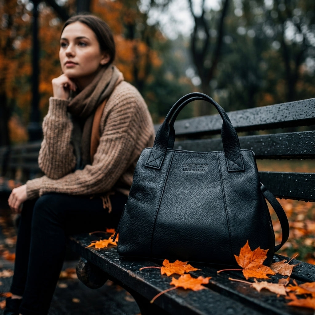 Crossbody Handbag — Rainy Day Lifestyle | Generated by Modelize