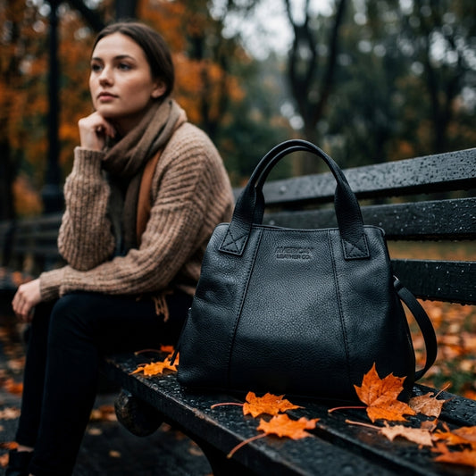 Crossbody Handbag — Rainy Day Lifestyle | Generated by Modelize