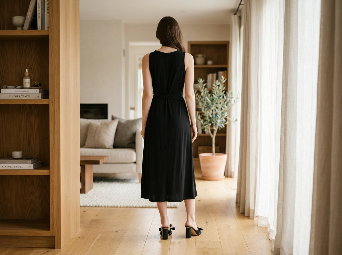 Midi Dress — Lifestyle - Home | Generated by Modelize