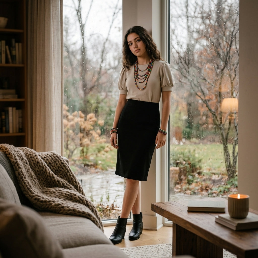 Pencil Skirt — Lifestyle - Home | Generated by Modelize