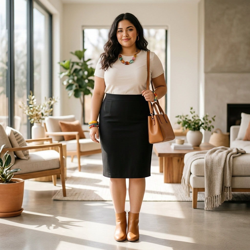 Pencil Skirt — Lifestyle - Home | Generated by Modelize
