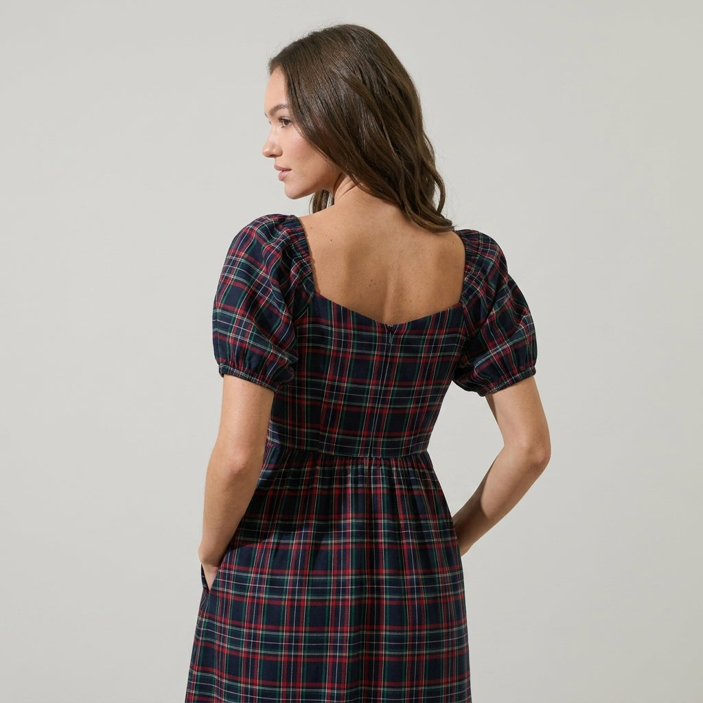 Midi Dress — Back View Profile | Generated by Modelize