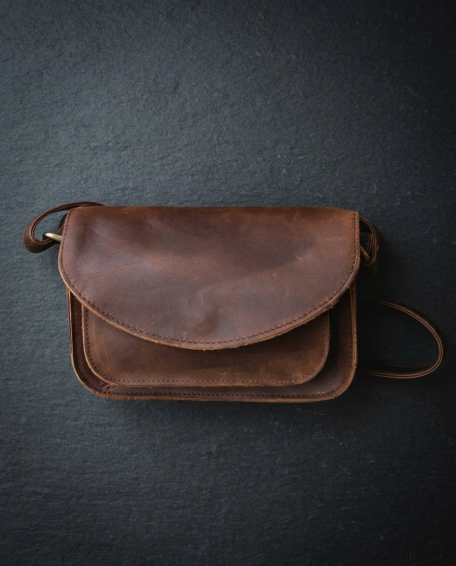 Crossbody Bag — Essential Flat Lay | Generated by Modelize