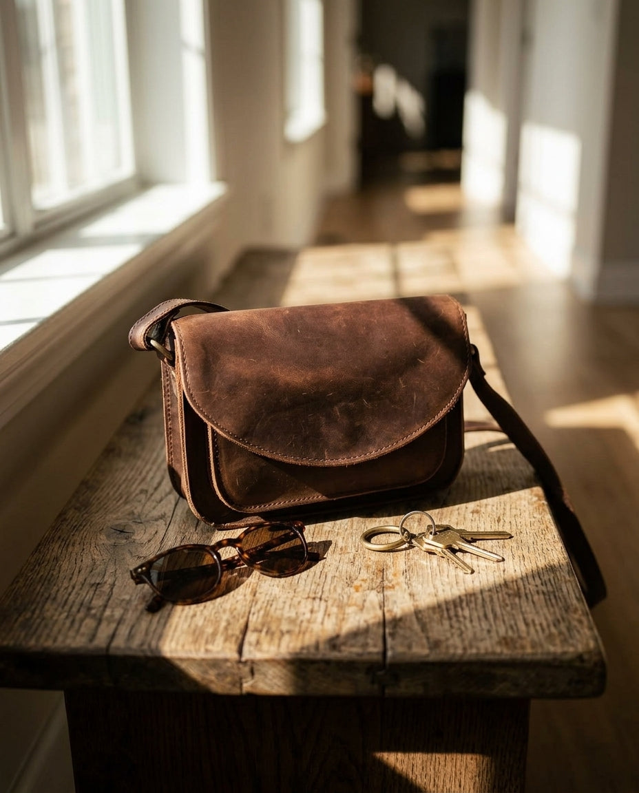 Crossbody Bag — Lifestyle Scene | Generated by Modelize