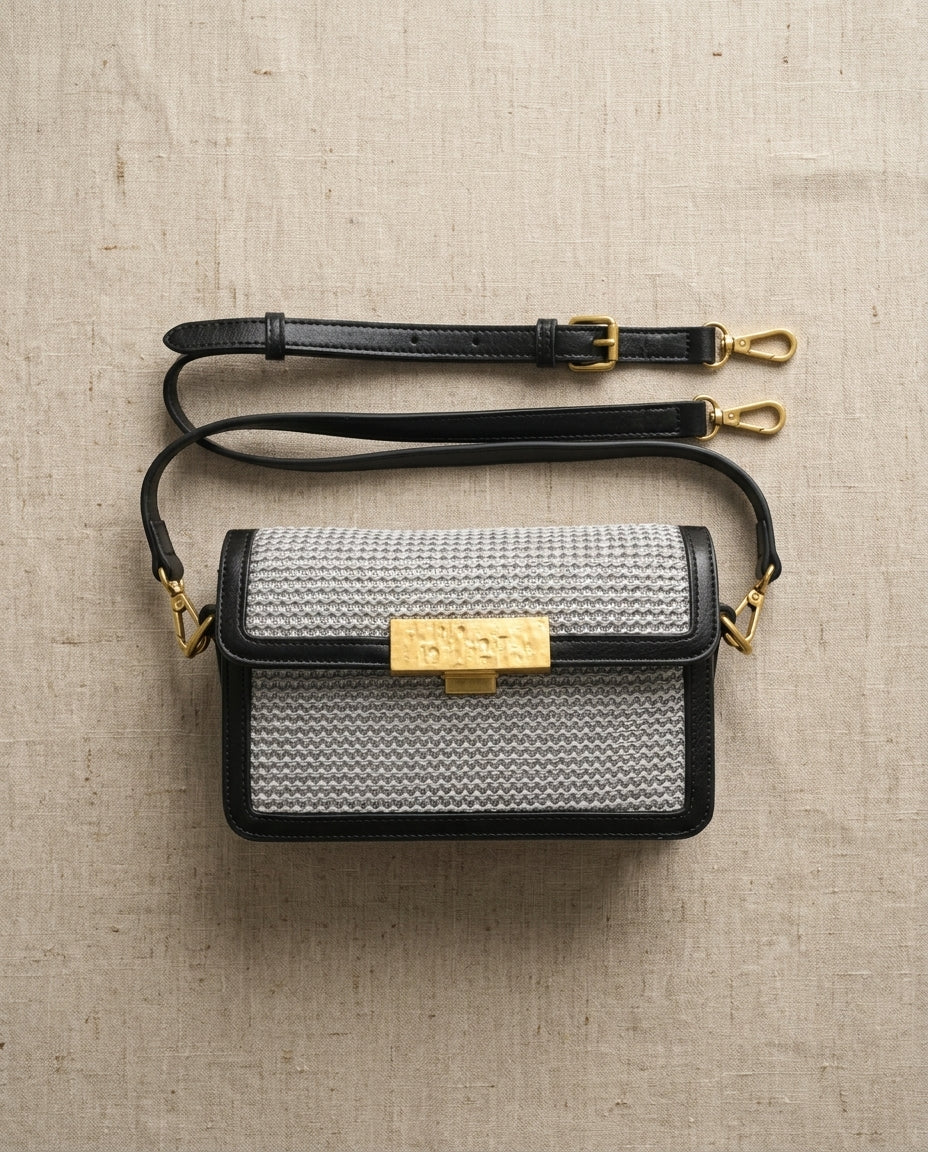 Crossbody bag — Interior Essentials Flat Lay | Generated by Modelize