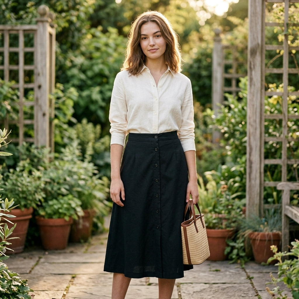 Midi Skirt — Garden Lifestyle | Generated by Modelize