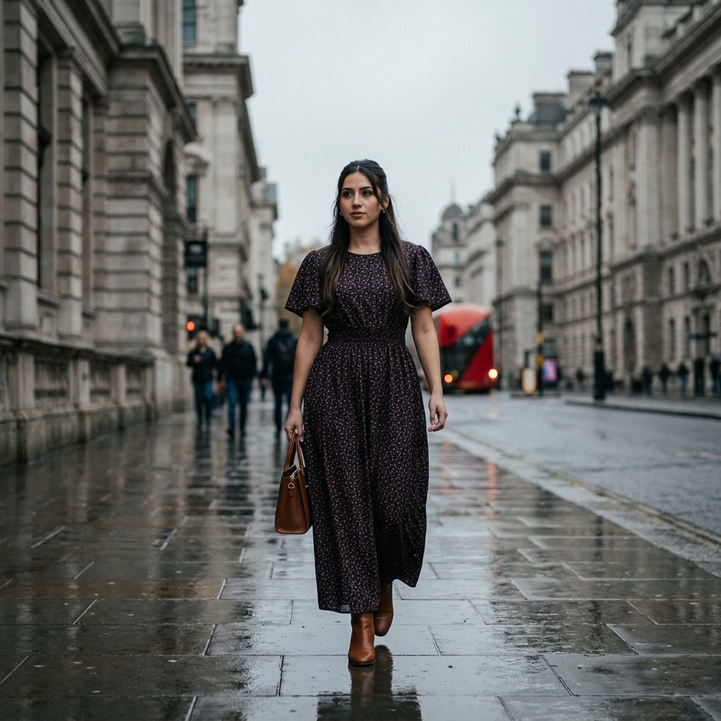 Maxi dress — On Model - Street Style | Generated by Modelize