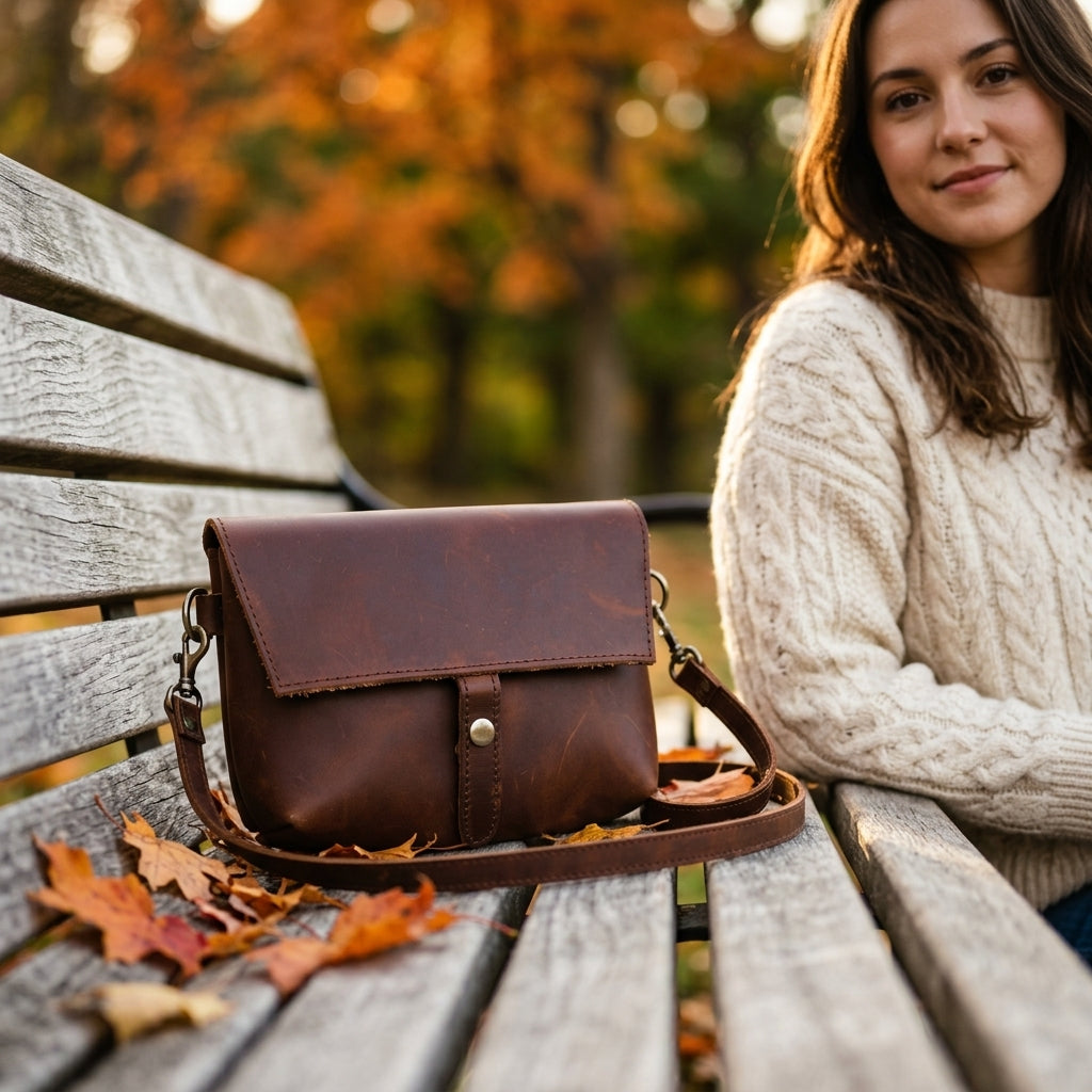 Crossbody Bag — Rustic Lifestyle | Generated by Modelize