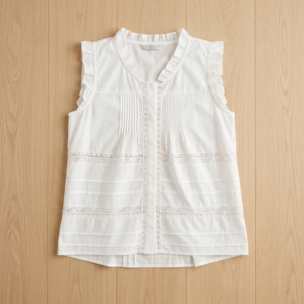 Sleeveless Blouse — Curated Flat Lay | Generated by Modelize