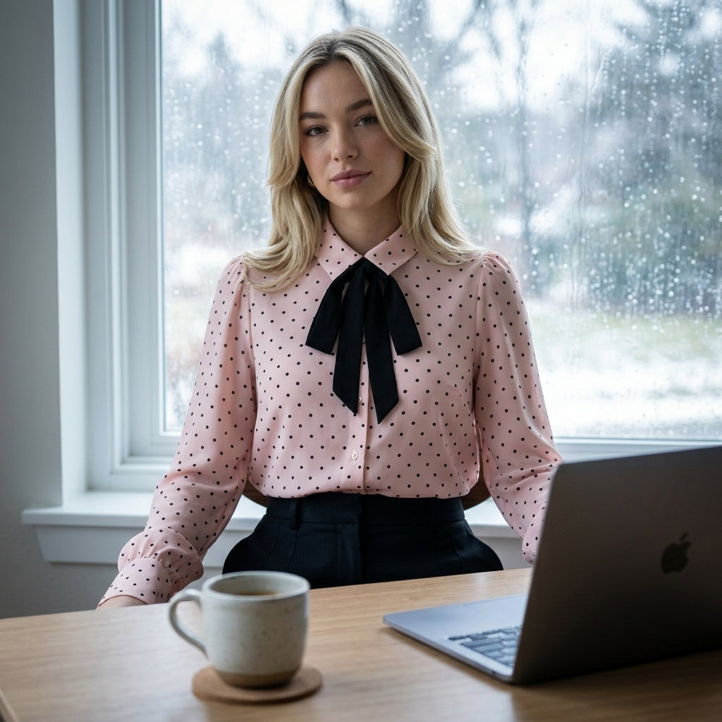 Blouse — Lifestyle - Workspace | Generated by Modelize