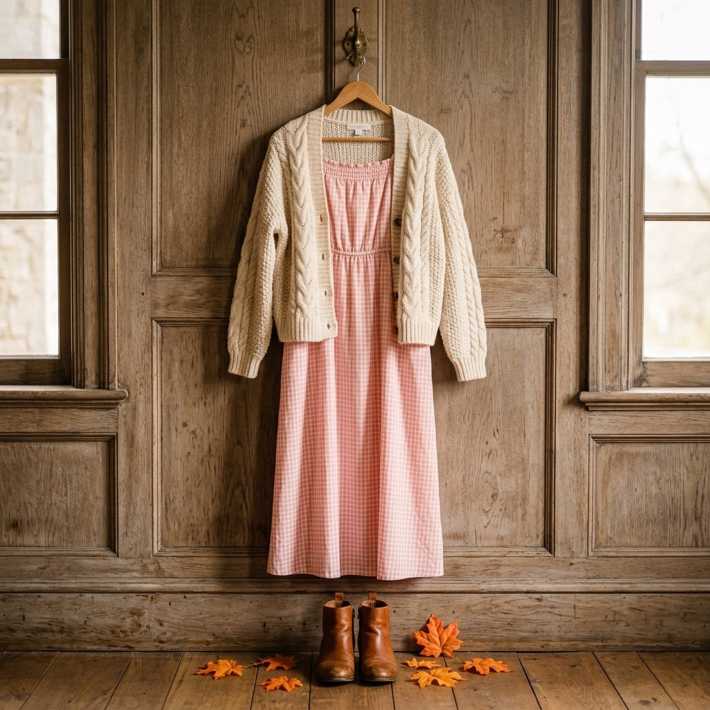 Maxi Dress — Autumnal Lifestyle Scene | Generated by Modelize