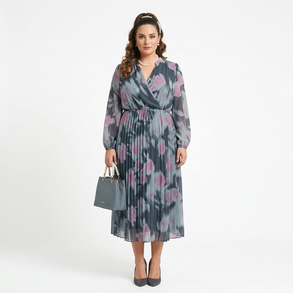 Midi Dress — On Model - Neutral | Generated by Modelize