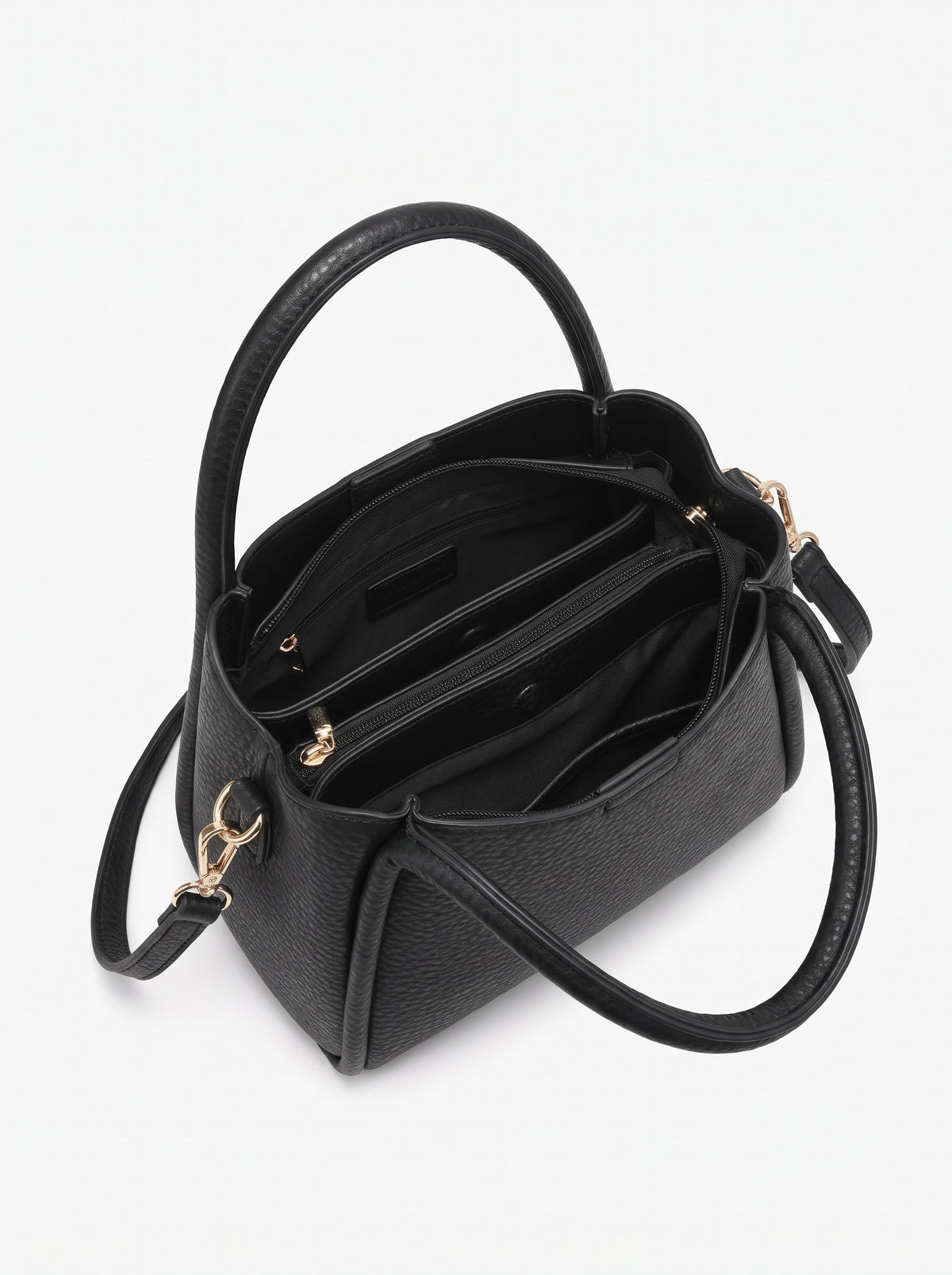 Satchel Bag — Interior Compartment View | Generated by Modelize