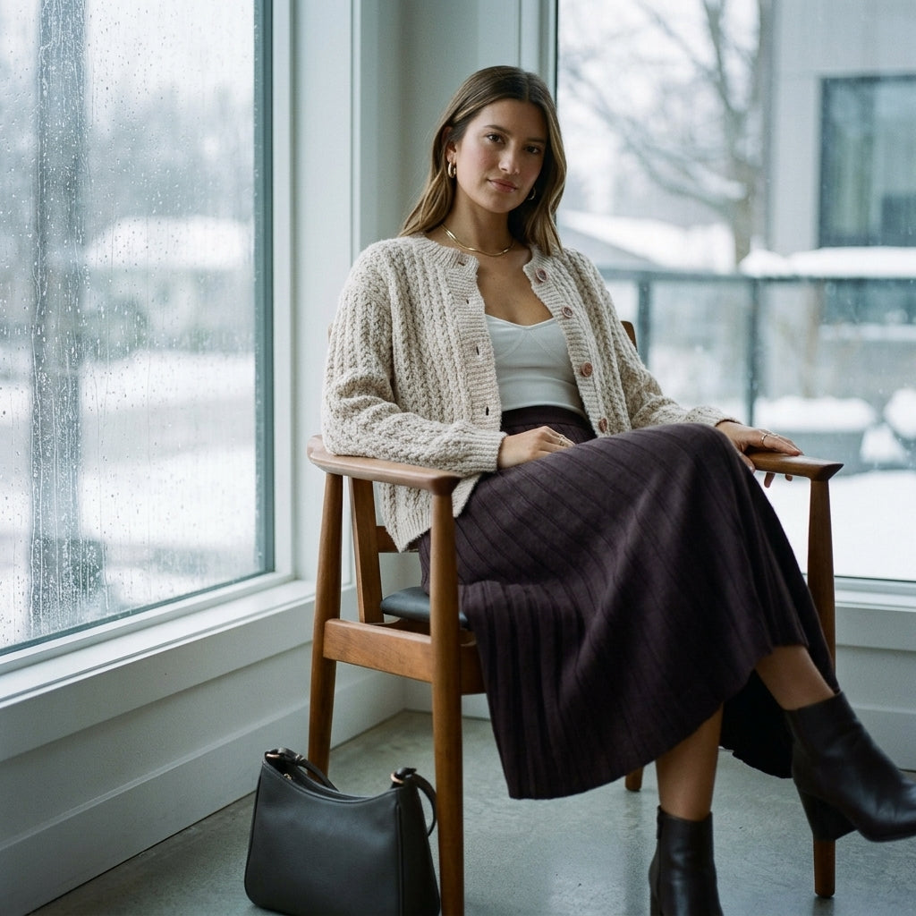 Maxi Skirt — Rainy Day Lifestyle | Generated by Modelize