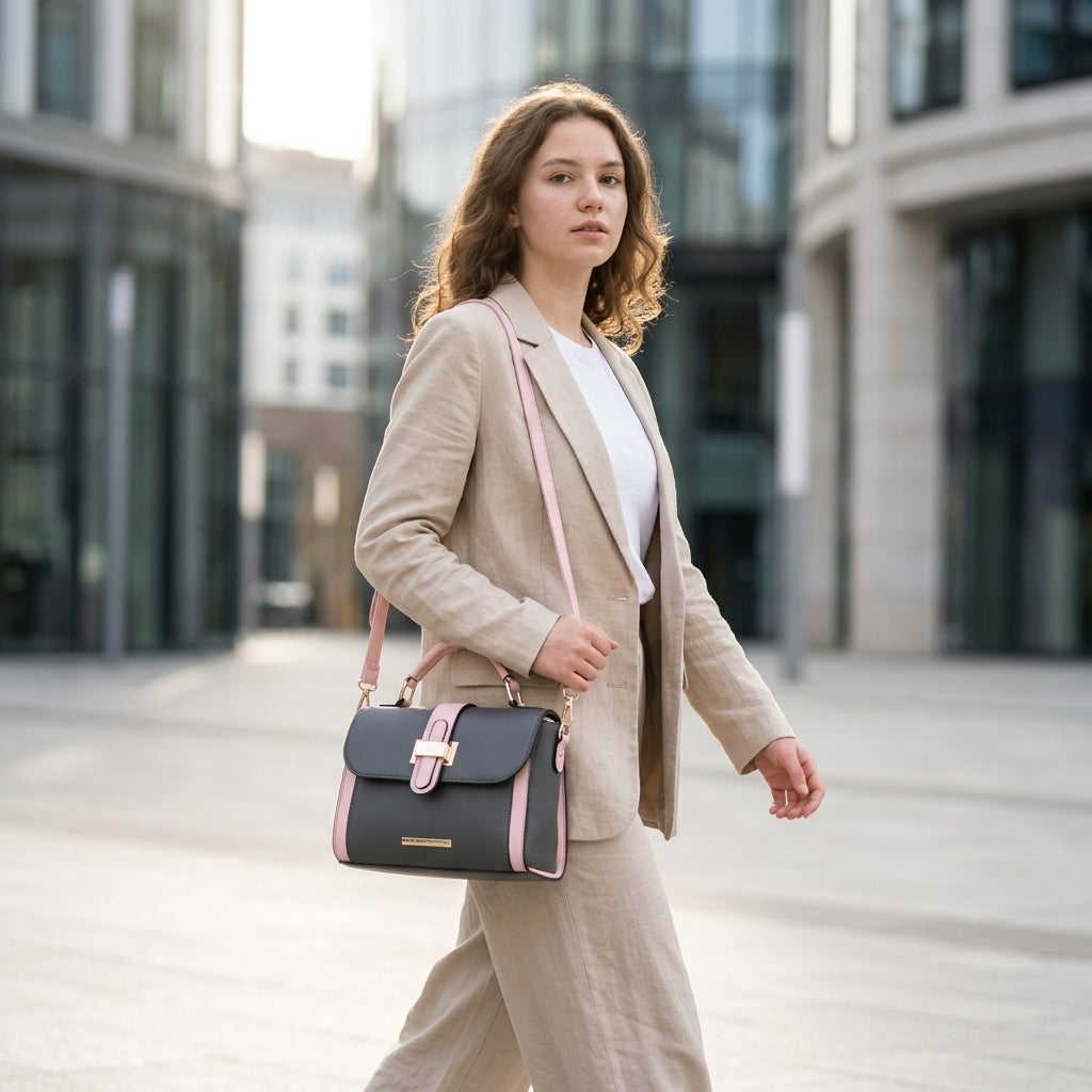 Shoulder bag — Model Lifestyle Shot | Generated by Modelize