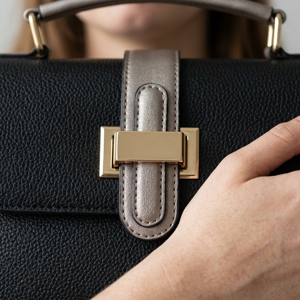 Shoulder Bag — Hardware Detail | Generated by Modelize