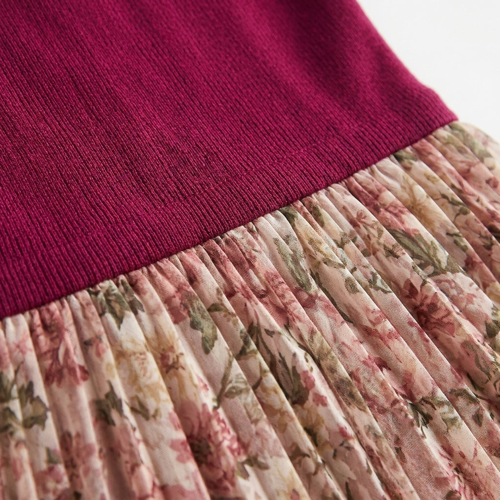 Twofer Maxi Dress — Fabric Texture Macro | Generated by Modelize